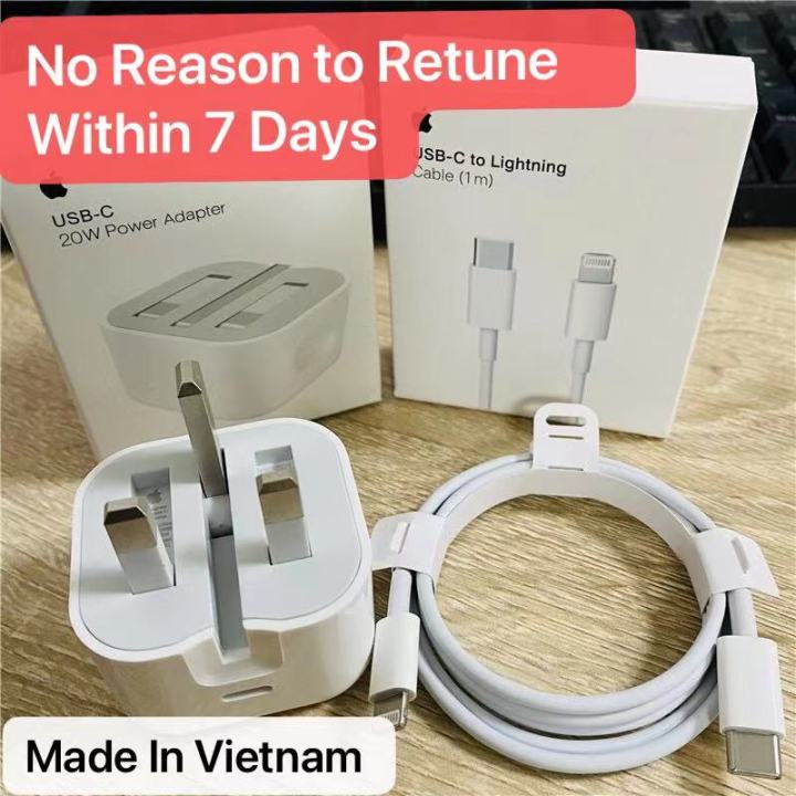 APPLE%20%2020W%20USB.C%20Power%20Adapter%20FOR%20iphone%2013/12/11/X%20with%20type%20c%20to%20lightng%20cable%20-Three%20pin%20(MADE%20IN%20VIETNAME)%20-%20Image%202