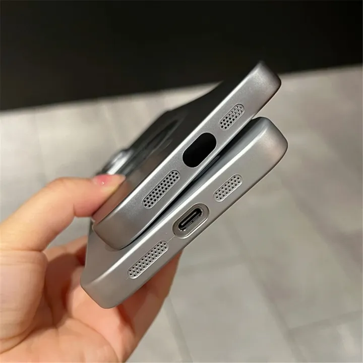 HOCE%20Metallic%20Frameless%20Logo%20Hole%20Magnetic%20Phone%20Cases%20For%20iPhone%2012%2013%2014%2015%2016%20Pro%20Max%2014%2015%20Plus%20MagSafe%20Case%20With%20Lens%20Film%20Protector%20Luxury%20Ultra%20Thin%20Hard%20Back%20Cover%20-%20Image%207