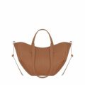 Brand Designer Large Shopping Tote Bags Women Polana Cyme Handbags Genuine Leather Dumpling Bag Camel Shoulder Bag Ladies.