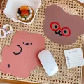 Mini Cute Mouse Pad Ins Korean Lovely Cartoon Bear Bunny Pattern Mouse Pad Creative Kawaii Office/student Desk Accessories. 