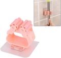 Wall Mounted Stick Holder Mop Organizer Holder - Brush Broom Hanger - Storage Rack Kitchen Clip - Seamless Mop Hook.