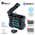 【FUPANG】M45 TWS wireless 5.3 headphone led RGB ambient headset control sports music gaming earbuds microphone. 