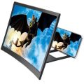 12/14 Inch 3D Cell Phone Screen Projector HD Expander Enlarge Curved Screen Magnifier Amplifier for Mobile Phone Video.