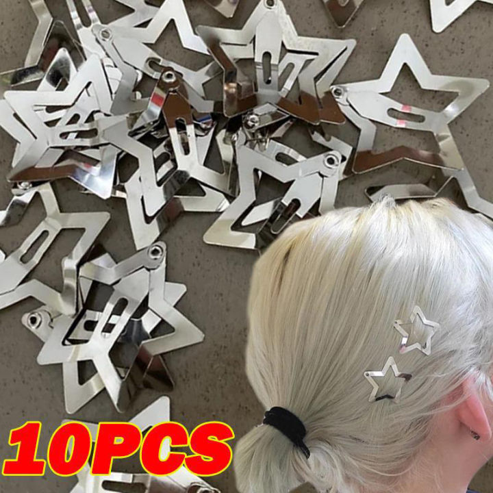 Star%20Hair%20Clips%20Snap%20Hair%20Barrettes%20Star%20Hair%20Accessories%20Y2K%20Metal%20Hair%20Clips%20Mystic%20-%20Image%208