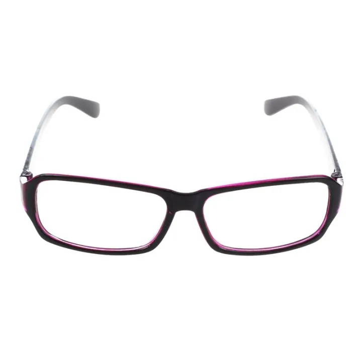 Plastic%20Full%20Rim%20Frame%20Clear%20Lens%20Glasses%20Spectacles%20Black%20Purple%20for%20Women%20Man%20-%20Image%205