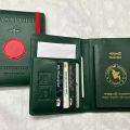 Airelle Digital Goods Multi-Function Credit Card Holder Leather Document Package Passporrt Holder Passporrt Bag Wallet Travel Cover Case - Passport Cover.