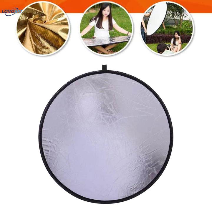 Light Reflector for Photography Round for Food Photograph Portrait Still Life 60cm