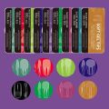 550 Pcs Capsule Americaine Ongle, Faux Ongles en Gel-Carre Moyen Amande Court, Capsules Gel x Pose Americaine Ongles 12 Tailles. 