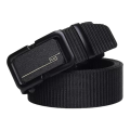 China Gear Men's Nylon Belt with Auto Gear Buckle - Premium Quality, Durable, Adjustable for Casual and Formal Wear.