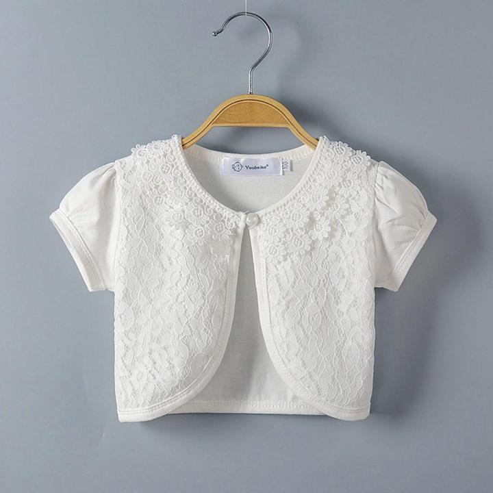 korean style for kids girl Toddler Kids Baby Little Girls Lace Princess Bolero Cardigan Shrug Tops Clothes
