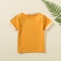 100% Cotton Small Children Summer Short Sleeve T shirt Boys Girls Color Matching Soft Comfy Tops Tees Kids T-shirts Casual. 