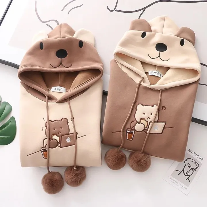 Harajuku%20Bear%20Anime%20Hoodies%20Women%20Korean%20Kawaii%20Cotton%20Fleece%20Hoodie%20Coat%20Long%20Sleeve%20Oversized%20Kpop%20Y2K%20Girls%20Winter%20Clothes%20-%20Image%205