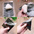 20Pcs Double Layers Triangle Rice Ball Packing Bag Seaweed Onigiri Sushi Bag.