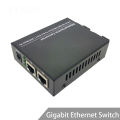 Computer Network Connection Box 2G2E 2 RJ45-2Lan E UTP 2 SC 2F0 Port Gigabit-10 / 100 / 1000M.