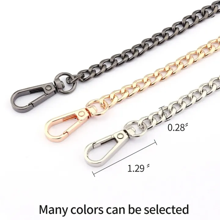 Metal%20Chain%20strap%20for%20bags%20DIY%20Handles%20Crossbody%20Accessories%20for%20Handbag%20Luxury%20Brand%20Detachable%20Replacement%20Purse%20Chain%20strap%20-%20Image%204