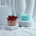 Eco-Friendly Candle Holder Decorative Silicone Flexible Silicone Mold Reusable Drip Mold for Home Decor Crafting Aromatherapy. 