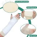 1 Roll Elasticated Tubular Support Bandage Stockinette Tubing for Arm, Knees, Legs Compression Bandage Roll for Tissue Support. 