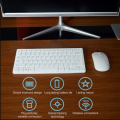 KM901 Keyboard Mouse Combo 2.4G Wireless 78 Key Mini Keyboard and Mouse - Black & White 1 pcs. 