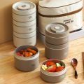 Bento Lunch Box Set Portable Keep Warm Lunch Container With Insulated Bag Stainless Steel Thermal Food Container Tableware.