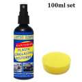 Car Plastic Restorer Coating Agent Auto Plastic Rubber Exterior Repair Clean Refresh Restoration Agent Black Shine Seal.