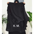 Hoodie Niqab/ Butterfly Niqab Party Wear Niqab 3 Layer - Hijab Collection.
