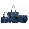 6PCS/SET Women Handbags Shoulder Crossbody Bag Purse Wallet Women Envelope Messenger Bags Female Composite Bag Fashion.
