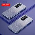 lthmy for Xiaomi Poco F4 case electroplating colorful soft glitter TPU cellphone cover luxury phone casing.