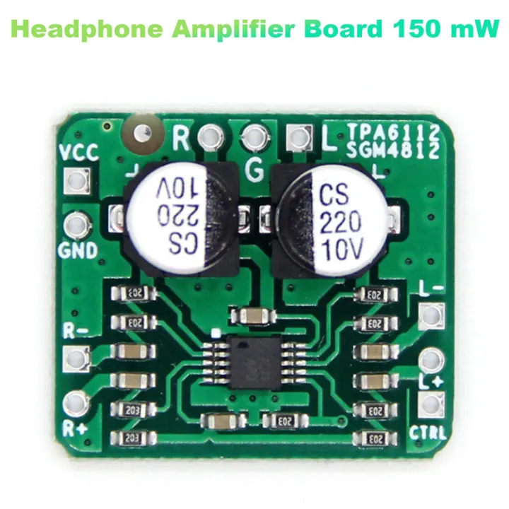 NXFDSIOZ%203X%20Headphone%20Amplifier%20Board%20150%20MW%20Audio%20Differential%20Balanced%20TPA6112%20&%20SGM4812%20HIFI%20Amp%20Module%20Speaker%20Module%20-%20Image%202