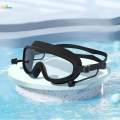 Swim Glasses Wide View Waterproof Outdoor Swimming Goggles with Ear Plug. 