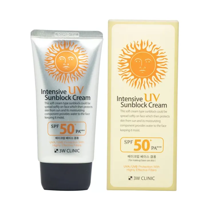 3W%20Clinic%20Intensive%20UV%20Sunblock%20Cream-SPF50+%20PA+++70ml%20-%20Image%203