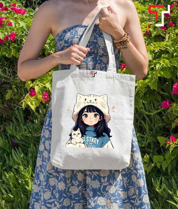 Cute%20Cartoon%20Girl%20Printed%20Black%20and%20White%20Canvas%20Tote%20Bag%20with%20Zipper%20for%20Girls%20-%20Image%202
