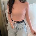 2022 Spring Autumn Turtleneck Pullovers Sweaters Basic Women Long Sleeve Korean Slim Sweaters Casual Jumper Female Knitted Top.