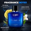 BEARDO Tsunami Perfume For Men, 100Ml | Marine, Aromatic- Aquatic Perfume For Men Long Lasting Perfume For Date Night Fragrance | Body Spray For Men | Valentines Day Gift For Husband | Boyfriend. 