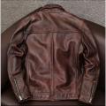 Wholesales.100% Genuine Leather jacket.Classic casual black Men cowhide clothes.quality plus size leather coat.Father's gift. 
