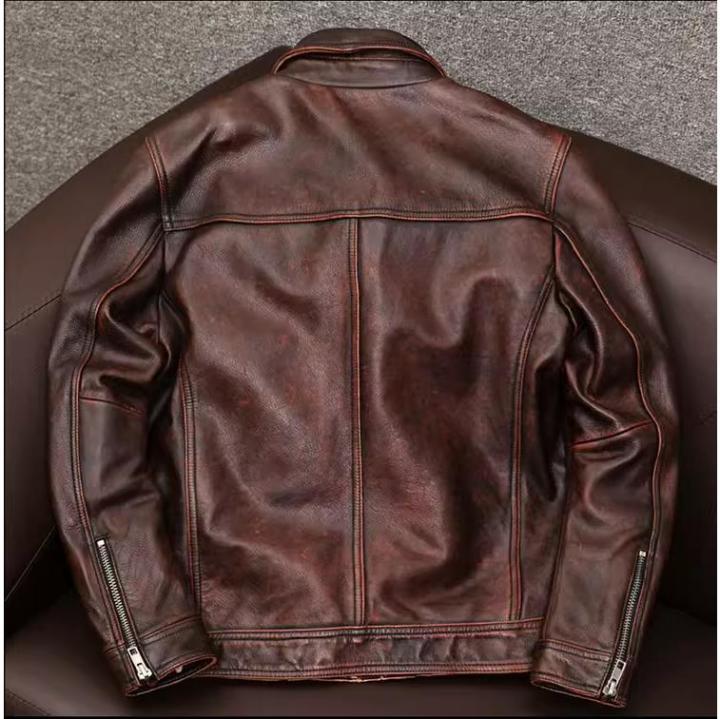 Wholesales.100%25%20Genuine%20Leather%20jacket.Classic%20casual%20black%20Men%20cowhide%20clothes.quality%20plus%20size%20leather%20coat.Father's%20gift%20-%20Image%206