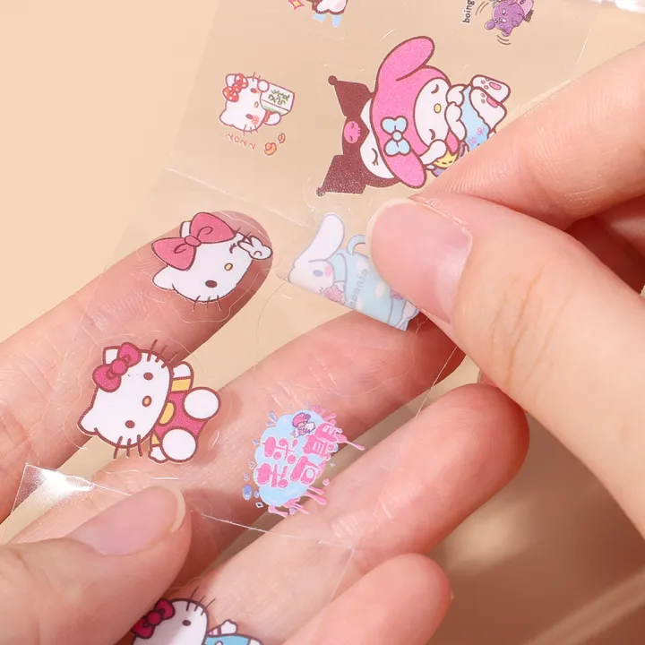 8Pcs/Box%20Waterproof%20Cute%20Cartoon%20Journal%20Stickers%20PET%20Stationery%20Decoration%20Hand%20Account%20Label%20Creative%20Sanrio%20Design%20Stickers%20-%20Image%205