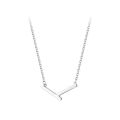 French cold style simple necklace women's 2023 new design sense niche light luxury temperament clavicle chain necklace.