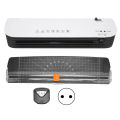 260W 9in Hot Cold Laminator for A4 ABS Anti Jam Laminating Machine with Paper Trimmer Corner Rounder for Teacher for School EU Plug 220-240V. 