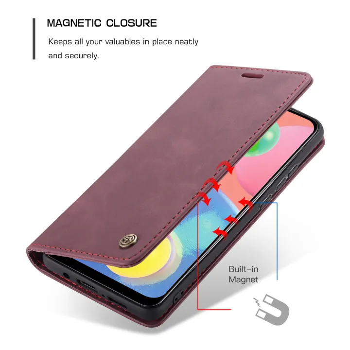 lthmy%20for%20Samsung%20Galaxy%20A70%20Retro%20PU%20Leather%20Wallet%20Case%20Card%20Slots%20Magnetic%20Closure%20Flip%20Stand%20Case%20Cover%20-%20Image%204