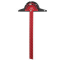 VEIKO aluminum 300mm angle fixed T-square Posi lock carpenter's ruler.