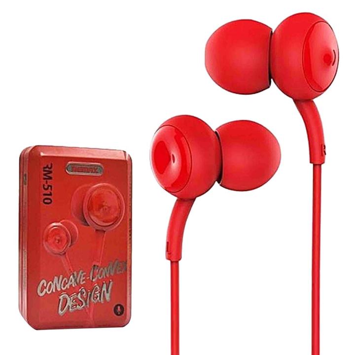 REMAX RM 510 Wired Earphone Ear Phone Headphone