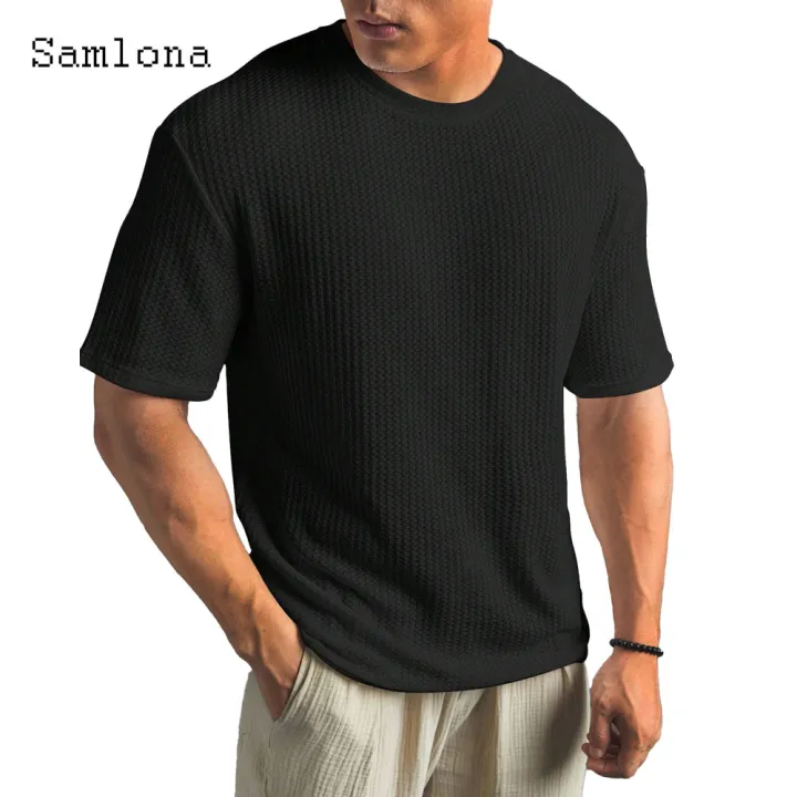 Plus%20Size%205XL%20Men%20Fashion%20Basic%20Tops%20Round%20Neck%20Knitted%20T-shirt%202024%20New%20Summer%20Casual%20Pullovers%20Mens%20Simple%20Ruched%20Tees%20Shirt%20-%20Image%206