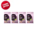 Godrej Expert Easy 5 Minute Shampoo Hair Colour 18ml Burgundy Combo of 4 Packs.