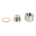 Oxygen Sensor Nut Weld Bung Plug M18X1.5 O2 Sensor Adapter Nut Bung Stainless Steel Flat-Port Parts Accessories.