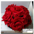 Artificial Red Rose Khopa Gorgeous Big Rose Flower Hair Accessory.