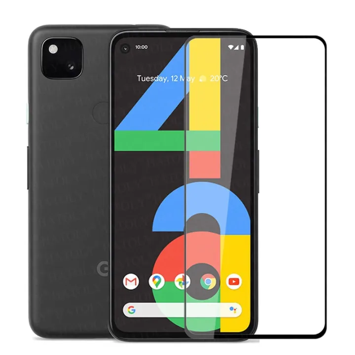 Google%20Pixel%204A%204G%20Full%20Glue%20Tempered%20Glass%20Screen%20Protector%20Transparent%20-%20Image%202