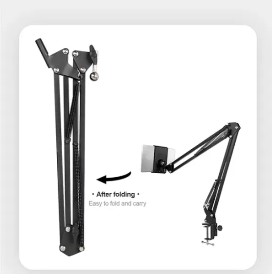 Overhead%20Video%20Stand%20Phone%20Holder%20Articulating%20Arm%20Phone%20Mount%20Table%20Top%20ChromLives%20Scissor%20Boom%20Arm%20Articulating%20Phone%20Stand%20Tablet%20Phone%20Holder%20for%20Streaming%20Phone%20-%20Image%205