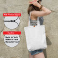 SamiaCrafts Multi Color High Quality Cotton Canvas Tote Bag with Premium Quality Zipper for Everyday Daily Use. 