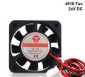 40mm FAN 4010 24V COOLING Fan 1.5 Inch Cooling Fan 24V 40x40x10mm 4010 Fan Heatsink Cooler Radiator Cooling Fan 24V DC Fan Heat Dissipation Mini Fans With Cables. 