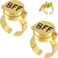 Ring Cute Rings Adjustable Rings for Teen Girls Friendship Rings Matching Couple RingsRings BFF Rings for 2 Friends. 